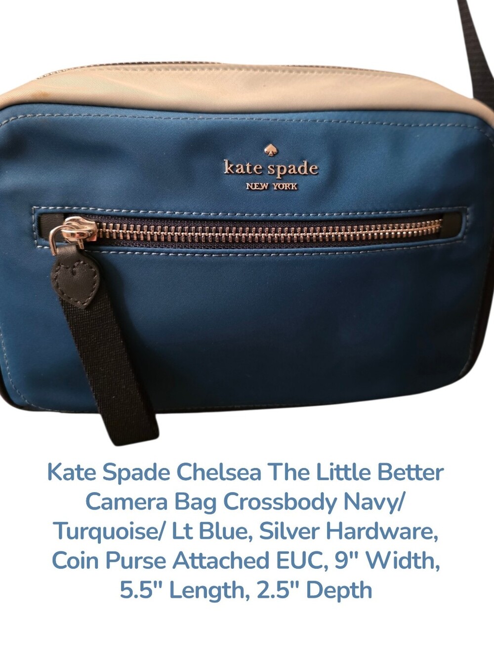 Kate♠️Spade Chelsea The Little Camera Crossbody Bag W/ Coin Purse EUC-Pristine